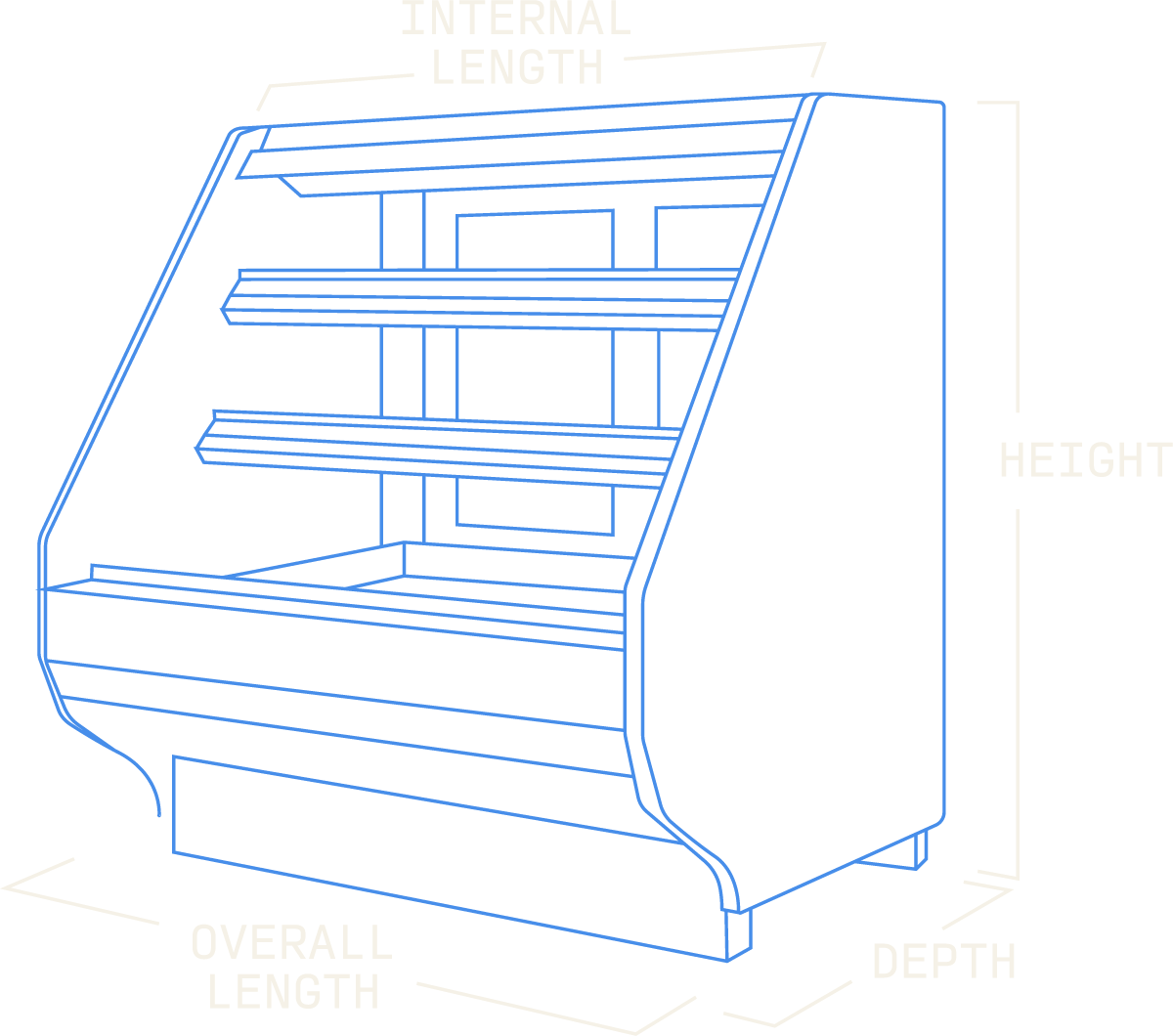 4 ft mMulti-deck diagram