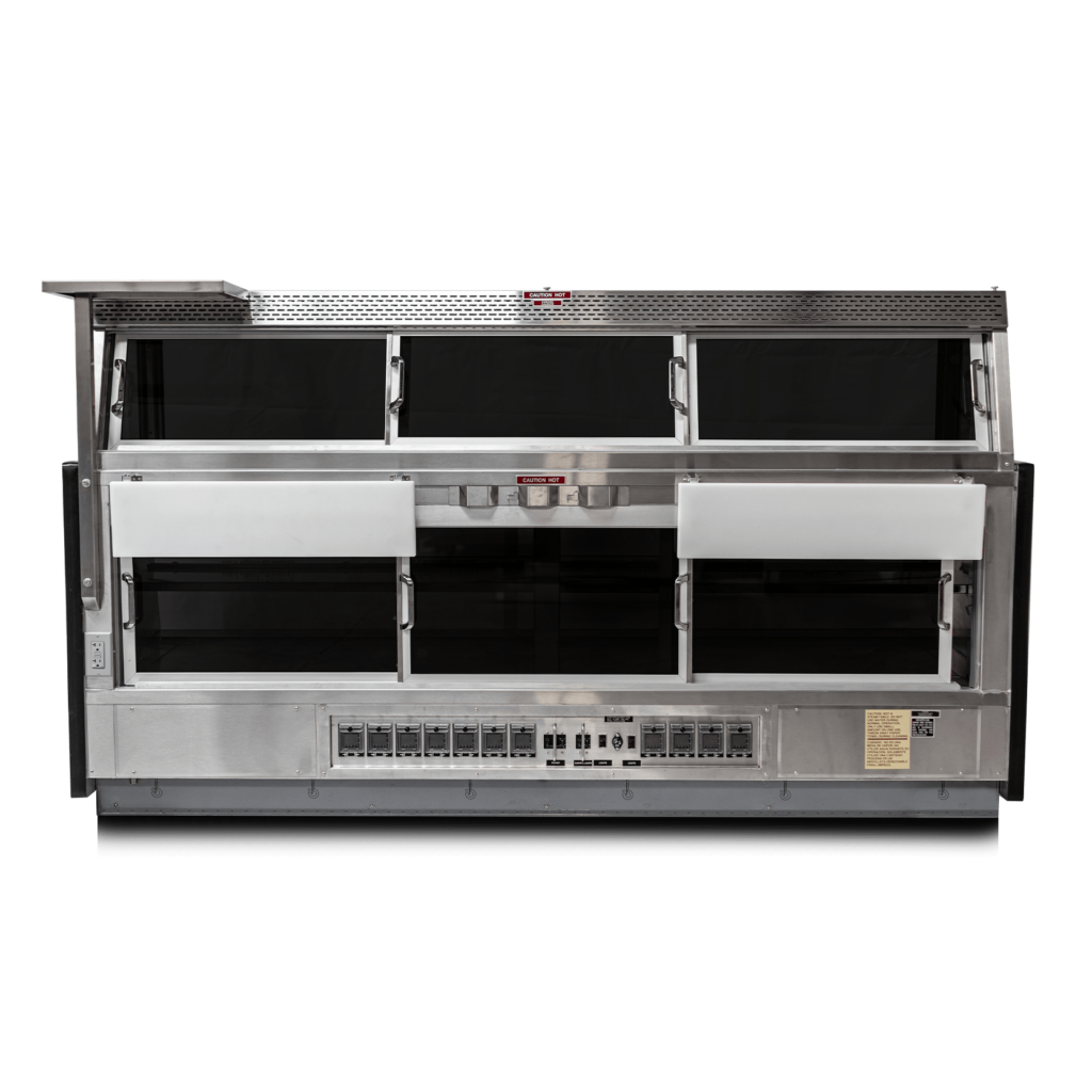 8 Ft Hot Case Self-Service - Custom Delis, Inc.