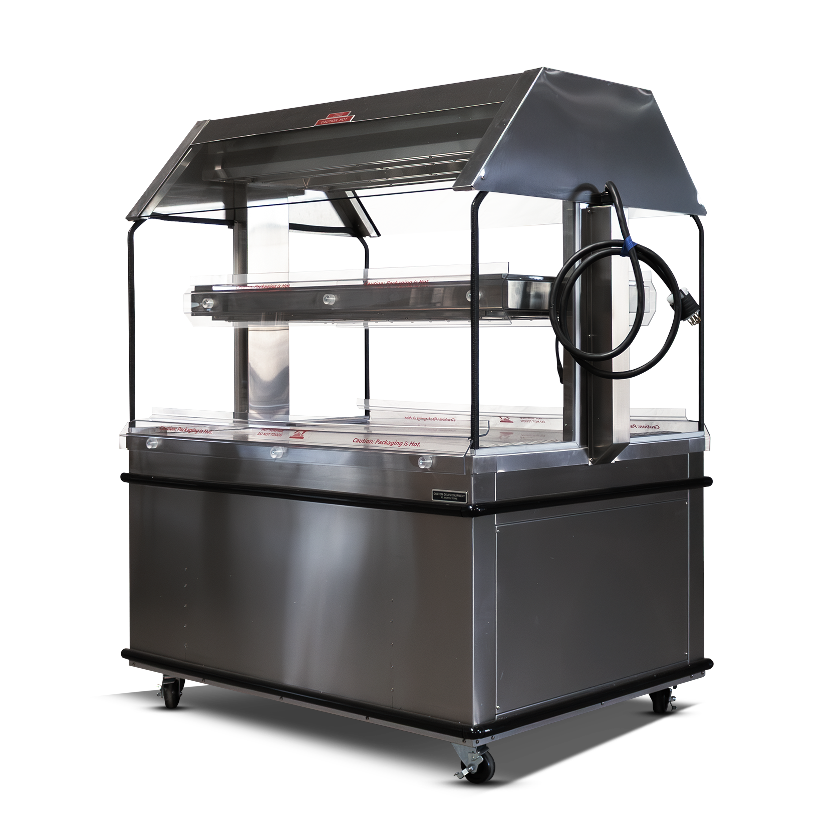 4 Ft Free Standing Warmer Two-Tier